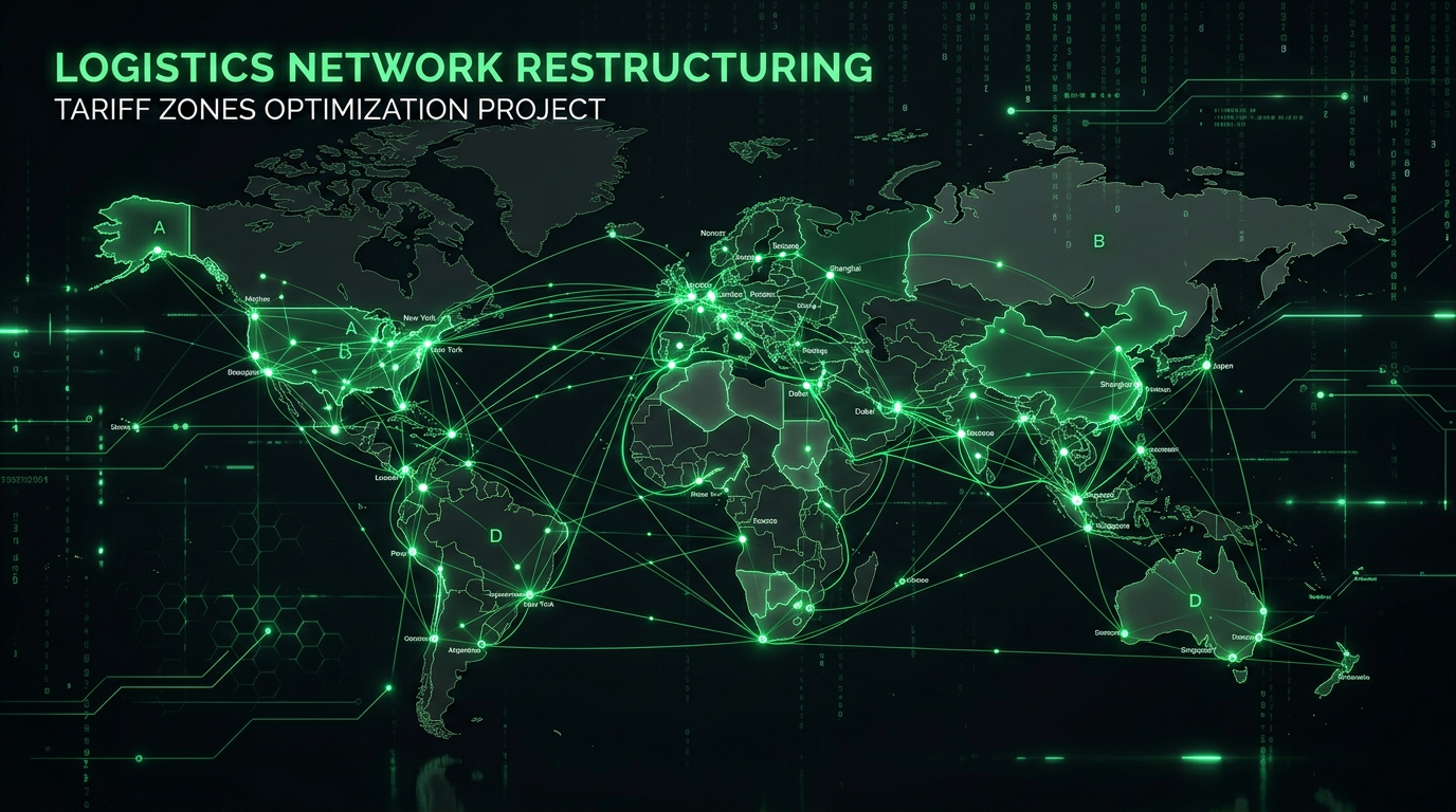 Reestruturação das Zonas de Tarifa